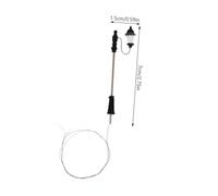 SUPVOX 3 Pièces Modèle Mini Lampadaire de Rue Abs avec Lumière Chaude pour Maquette et Scène de Parc