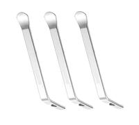 SUPVOX 3 pièces Outil Démonte Pneu Acier Inoxydable Leviers Forme de Crochet pour Route et Pliant Outil Professionnel de Réparation Rapide des Pneus