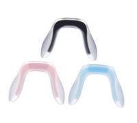 SUPVOX 3 pièces Plaquettes de Nez Silicone Souple pour Lunettes Lot de Colorées Antidérapantes et Confortables Compatibles avec Montures Standard pour Ajustement Optimal