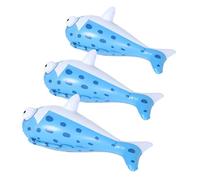 SUPVOX 3 Pièces Poissons Gonflables Flottants Poisson Gonflable pour Garçon Fille Rapide à Gonfler Portable et pour Bain et Piscine Décor Océan pour Fête Anniversaire
