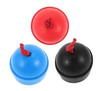 SUPVOX 3 pièces Porte Craie de Billard Caoutchouc Accessoire Ergonomique pour Queue de Snooker Support Portable Usure pour Craies de Billard Rouge Noir Bleu