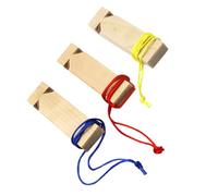 SUPVOX 3 pièces Sifflets Bois à Peindre DIY Musical Garçon Fille Sifflet Train Créatif pour Filles et Garçons Ans et Plus Couleur Aléatoire Couleur Aléatoire