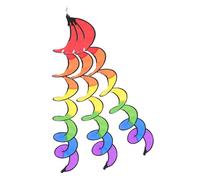 SUPVOX 3 pièces Spiral Windsock Décoration Extérieure Suspendue Colorée pour Jardin et École Moulin à Vent Tournant Facile à Installer pour Cour et Fête