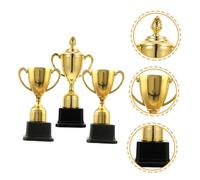 SUPVOX 3 pièces Trophées Garçon Fille Compétition École Récompenses Jeux Récompenses Football Rugby Basketball