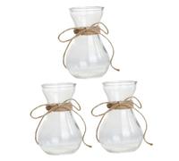 SUPVOX 3 Pièces Vase Décoratif pour Composition De Fleurs Vase De Plantation De Table Verre Récipient à Fleurs Transparent