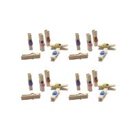 SUPVOX 30 Clips Photo en Bois Multicolores 35mm pour Décoration Murale DIY, Pince Multifonctionnelle et Finition Soignée pour Mur de Photos Personnalisé Couleur Couleur Aléatoire