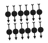 SUPVOX 30 Pièces Accessoires De Jeux De Société Rotatifs Remplacement Les Pièces Planche Jouets De Flèches Fileuses Filateurs De Jeux De Société Faire La Fête pour Black Plastique