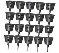 SUPVOX 30 pièces Boîte Engrais avec Couvercle Lot de Boîtes Plastique Réutilisables pour Jardinage Protection des Fertilisants pour Bonsaï et Orchidées