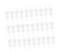 SUPVOX 30 Pièces Clapets Anti-Retour Transparents pour Pompe à Air Aquarium Protection Anti-refoulement Accessoires pour Réservoir Poissons Facile à Installer
