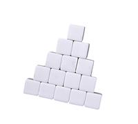 SUPVOX 30 Pièces Dés Vides Acrylique Carrés pour Bricolage et Jeux Amusants Accessoire Créatif pour Personnalisation