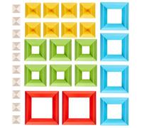 SUPVOX 30 Pièces Jouets Bloc de Construction Blocs de Construction d'équilibre de Blocs de Construction Blocs à empiler pour Tout-Petits Blocs d'empilement à empiler Plastique