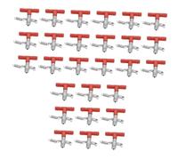 SUPVOX 30 Pièces mangeoire à Lapin tétine Lapin Automatique tétines d'eau de Lapin Cage pour Animaux systeme arrosage Abreuvoir en Plastique Buveur facturé Abreuvoir Cage Lapin Rouge