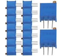 SUPVOX 30 Pièces Potentiomètre Ajustable 3296w 10k Bleu, Montage Pcb et | Boîtier Plastique et Métal, Contact Fiable, Répétabilité Élevée, Soudure à Vague, Projets Instrumentation