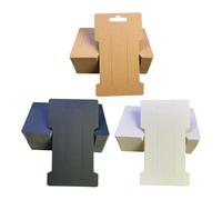 SUPVOX 300 Cartes en Papier Kraft pour Accessoires de Coiffure, Organisateur Élégant pour Présentation de Bijoux, Support Pratique pour 300 Pièces