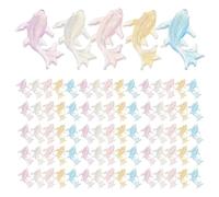 SUPVOX 300 Mini Poissons en Résine Multicolores 300 Pièces Figurines Miniatures Décoratives pour Jardin Miniature Aquarium et Loisirs Créatifs Accessoires DIY Résistants à la