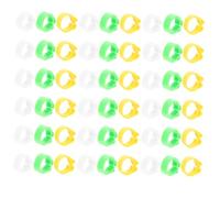 SUPVOX 300 pièces Anneaux de Jambe pour Perroquets et Volaille Bagues de Cuisse Plastique Identification Facile des Oiseaux pour Pigeons Poulets et Poules