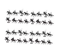 SUPVOX 32 Pièces Mini Soldats Armée Pirate Playset Armée Hommes Figurines Soldats Modèle Militaire Miniatures Fête Faveur Jouets Petits