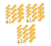 SUPVOX 36 Pièces Correcteur de Patte Poussin avec Attelle de Traction Flexible pour Oiseaux Brace Stabilisateur de Jambe de Poussin Né Support Plastique pour Correction de Patte Écartée