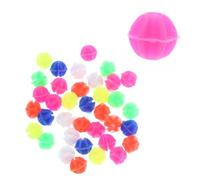 SUPVOX 36 Pièces Perles de Rayons de Vélo Rondes Clips Plastique Lumineux Décoratives Multicolores pour Garçon Fille Adaptées à Différents Types de Vélos