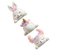 SUPVOX 3pcs Clips de Messages en Résine Motifs Animaux Mignons, Porte-mémos Décoratifs pour Bureau, pour Fête D'anniversaire ou Dîner