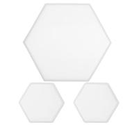 SUPVOX 3pcs résine moulage moules hexagone résine de silicone bijoux moule en silicone fabrication de bijoux bricolage artisanat (1 grand hexagone + 2 petits hexagone)