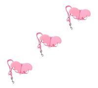 SUPVOX 3pièces Laisse Réglable pour Canard Sangle Entraînement Respirant pour Animaux De Compagnie Accessoire Extérieur pour Rose