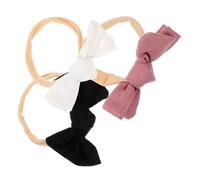 SUPVOX 3pièces Lot De Bandeaux Pour Garçon Fille Nœuds Accessoires Cheveux Anniversaire Fille