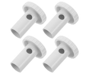 SUPVOX 4 Bouchons de Vidange en Plastique Blanc Universels pour Trous de Réfrigérateur, Étanchéité Anti-Fuite, Forme Ronde, Pack de 4 Pièces, Accessoires Pratiques pour Congélateur