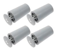 SUPVOX 4 Butées de Store Gris en Plastique, Accessoires pour Stores à Manivelle et Sangle, Pièces de Rechange pour Volets Roulants, Montage Facile pour Quincaillerie Fenêtre, Lot de 4