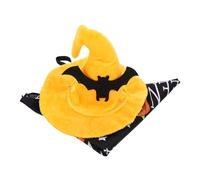 SUPVOX 4 Ensembles Chapeau d'halloween Bandana Citrouille décoratif déguisements d'halloween Chapeau Halloween Bonnet Halloween kit de Cosplay d'animal de Compagnie d'halloween Chiffon