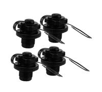 SUPVOX 4 pièces Adaptateur de Valve de Kayak Bouchon Étanche PVC pour Bateaux Gonflables Accessoire Pratique et Durable avec Design Haute Pression
