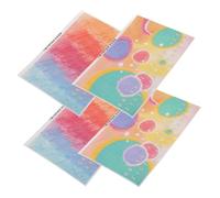SUPVOX 4 pièces Autocollants Kalimba Colorés Tons pour Piano à Pouce Stickers Note Amovibles pour Débutants et Guide Visuel Pratique pour Instrument à Doigts