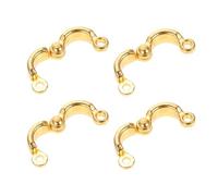 SUPVOX 4 pièces Bagues Identification Acier Inoxydable pour Perroquets Anneaux de Jambe Ouvrables pour Oiseaux Exotiques Accessoires Durables pour Entraînement et Sortie Plein Air