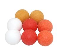 SUPVOX 4 pièces Balles de Remplacement Mini Football Plastique Multicolores pour Jeu de Football de Table Intérieur et Extérieur