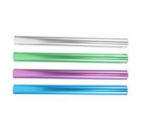 SUPVOX 4 Pièces Baton de Relais Alliage Aluminium et Bâtons de Course pour Équipes Conception Imperméable pour Performances Intérieur et Extérieur Outil de Formation et Compétition