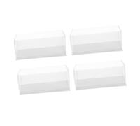 SUPVOX 4 Pièces Boîte D'affichage De Modèle De Voiture Modèle Vitrine Étui De Transport pour Modèle Vitrine De Voiture Vitrine Miniature Petite Vitrine Transparent Plastique