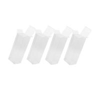 SUPVOX 4 pièces Boîte de Rangement Transparent Pet pour Golf Balls Lot de Boîte Carrée Pliable Organisateur Élégant pour Maison ou Bureau