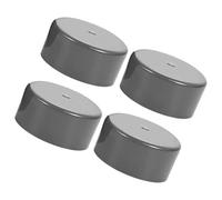 SUPVOX 4 Pièces Cache-moyeu de Roulement de Remorque Chapeau de Roulement de Roue Caoutchouc Noir 1,98 Pouces Protection l'eau Installation Facile et Moyeu de Roue de Remorque