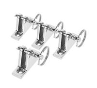 SUPVOX 4 pièces Charnière Pivotante Acier Inoxydable avec Goupille pour Bateau et Polyvalent Fixation Durable pour Auvent Bimini Installation Facile et Stabilité Renforcée Lot