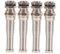 SUPVOX 4 pièces Connecteur Étanche Laiton Adaptateurs de Câble avec Soulagement de Traction Réglable pour Fixations Électriques et Boîtes de Jonction