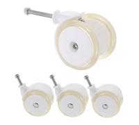SUPVOX 4 Pièces de Remplacement Silencieuses PU pour Walker et Poussette Roulettes Antidérapantes pour Chaises et Accessoires de Marche Garçon Fille