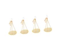 SUPVOX 4 Pièces Hamac pour Animaux De Compagnie Habitat De des Reptiles Hamacs De Lézard Hamac pour Dragon Barbu Lits pour Animaux De Compagnie Hamacs Gecko Léopard Yellow Chiffon