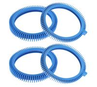 SUPVOX 4 Pièces Kit Pneus de Rechange pour Nettoyeur Automatique de Piscine PVC Roues Avant et Arrière avec Relief Durables pour Entretien Piscine