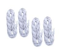 SUPVOX 4 Pièces Lacets Cirés Résistants pour Hockey Glace et Patinage Artistique Gel et Casse Adaptés à Âges Longueurs Renforcées pour Sports Exigeants
