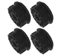 SUPVOX 4 Pièces Manchon de Roulement en Caoutchouc pour Roue à Vent de Ventilateur de Climatiseur, Solide et Facile à Installer, Adapté aux Unités Intérieures pour Espaces de Vie