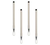 SUPVOX 4 Pièces Pinceau de Calligraphie Rechargeable Pinceau à Dessin Abs Nylon Beige, Grosse Réserve D'encre, pour Étudier et Écrire, pour Amateurs de Caractères Chinois