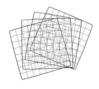 SUPVOX 4 pièces Plaque de Clôture Amovible pour Parc Chien Noir Panneau de Protection pour Chenil Intérieur Filet pour Extension et Organisation Denclos Animaux