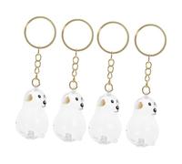 SUPVOX 4 Pièces Porte Clé Transparent pour Cheveux de Chien Boîte Commémorative pour Poils Danimaux Rangement Portable et Souvenir Sentimental pour Usage ou Voyage