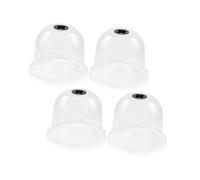 SUPVOX 4 pièces Protection pour Plantes de Jardin Couverture Transparente Réutilisable Résistante Au Gel avec Aérations pour Semis et Protection Hivernale des Cultures