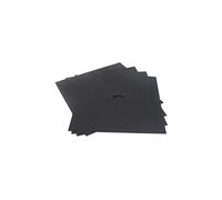 SUPVOX 4 pièces Protège Brûleurs de Cuisinière Antiadhésifs Réutilisables Housse de Protection Résistante Haute Température avec Central Tapis de Cuisson pour Gazinière